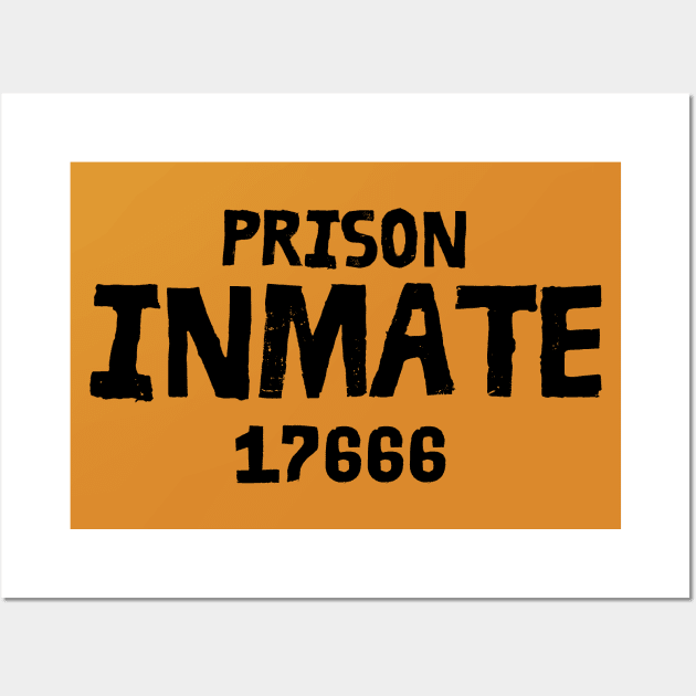 Halloween County Jail Inmate Costume Wall Art by Myartstor 